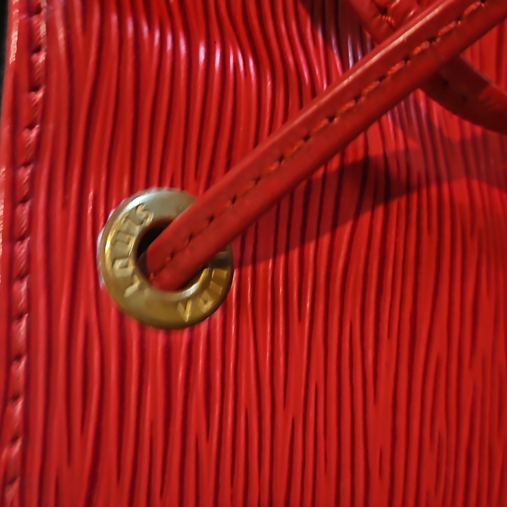 Vintage Louis Vuitton Noe GM in Red Epi Leather with wool dust bag - Picture 9 of 14